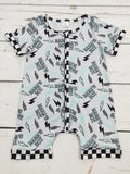 Mama's Boy Baby Zip Romper